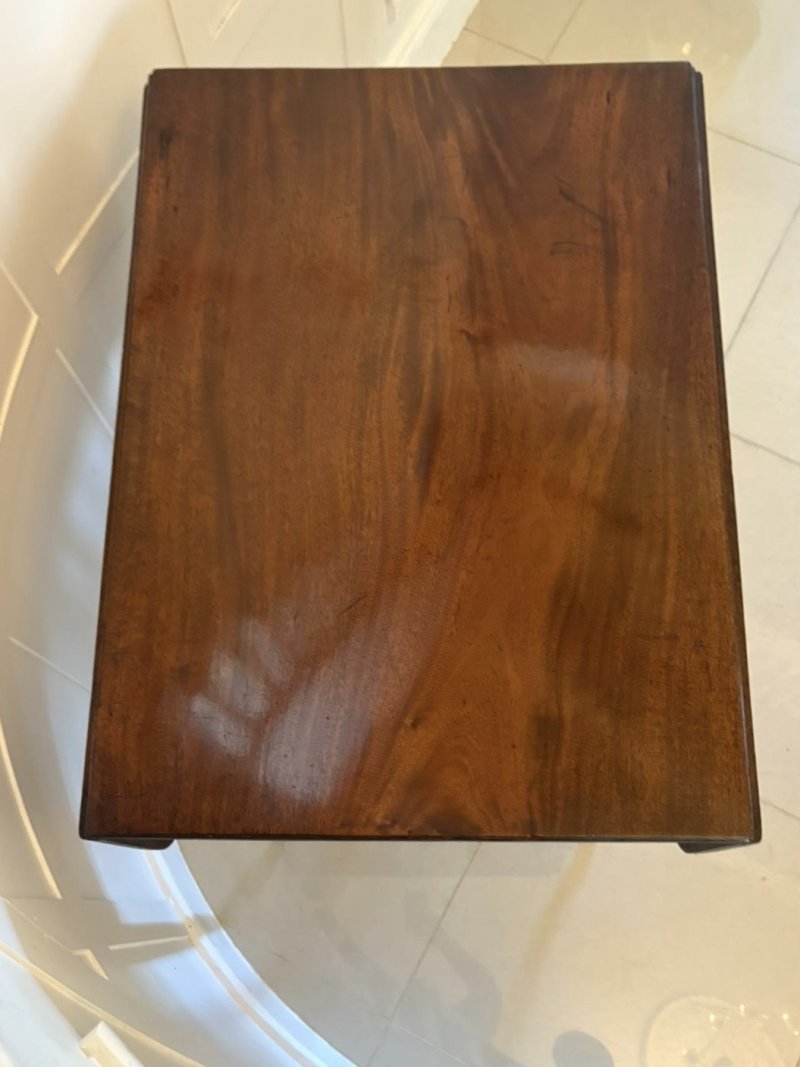 Antique Regency Quality Figured Mahogany Pembroke Table - Image 12